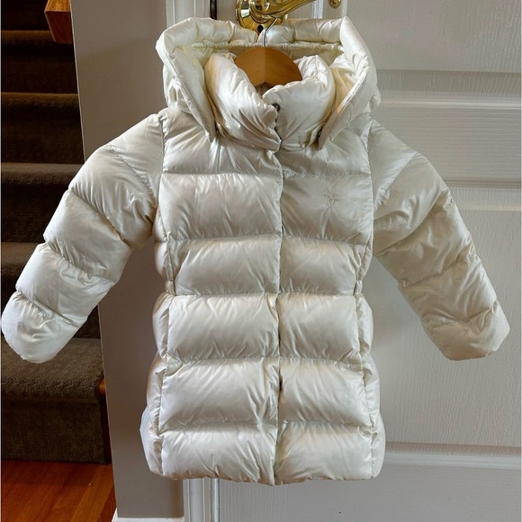 Polo Ralph Lauren Toddler Girls Down Hooded Long Puffy Jacket